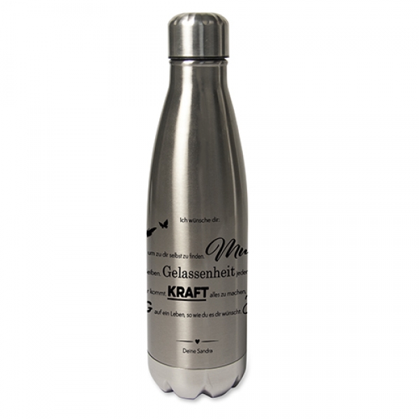 Edelstahl Thermoflasche 500 ml